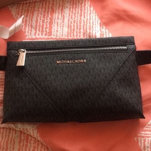 Michael Kors Black leather Belt bag